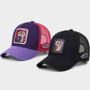 Custom High Quality 5 Panel Cotton Embroidery Logo Mesh Snap Back Baseball Cap Classic Plain Truck Gorras Men Sports Trucker Hat - Product Image 1