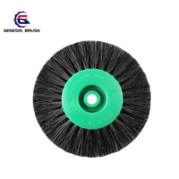 Ensemble de brosses de polissage pour bijoux 4C, bricolage, noyau en caoutchouc et plastique, poils abrasifs, kit de polissage, forme de roue, pour le polissage des bijoux et dentaire