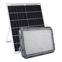 Reflector Solar LED de Alta Potencia para Exteriores, Ultra Brillante, Ángulo de Haz Ajustable de 180°, Control Táctil por Voz/Remoto, IP65 Impermeable