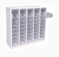 Grand organisateur de pièces détachées en plastique OEM, composants électroniques, atelier, armoire de rangement en métal à 50 tiroirs