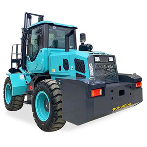 Succsun Profesional 6 <span class=keywords><strong>Ton</strong></span> Diesel Tracción en las cuatro ruedas Todoterreno Carretilla elevadora todo terreno - Product Image 3