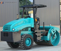 Rouleau compresseur hydraulique à tambour unique 5T, nouveau compacteur de sol pour projets de construction, fabricant sur mesure