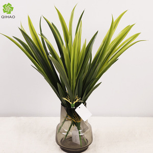 Hojas de Orquídea Artificiales QIHAO 57017, Alta Simulación, Decoración para el Hogar, Material de Película Verde - Product Image 1