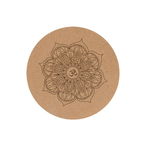 Coussin de <span class=keywords><strong>yoga</strong></span> en liège naturel écologique de 0,15 mm pour la relaxation, la <span class=keywords><strong>posture</strong></span> sereine, la respiration silencieuse, la méditation et la pleine conscience - Product Image 3