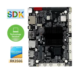 Mini Pc Motherboards Display Ports Android Linux Board For Media Player Box Game Device Box Rk3566 Rk3588 Arm Embedded Board