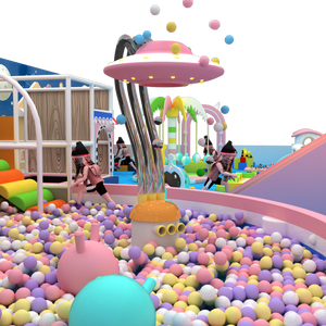 Zona de Juegos Infantil Personalizada de Alta Calidad con Temática de Macaron, Equipo de Juegos Interior Suave para Niños, Gran Área de Juegos Interior - Product Image 5