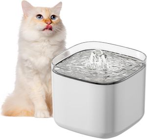 Fontaine à eau automatique intelligente sans fil pour chat, 3L, rechargeable par USB, en plastique écologique, avec filtre automatique, pour usage extérieur, avec réglage de la durée - Product Image 1