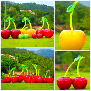 Sculptures <span class=keywords><strong>de</strong></span> fruits et légumes <span class=keywords><strong>de</strong></span> dessins animés en plein air, sculptures <span class=keywords><strong>de</strong></span> cerisiers <span class=keywords><strong>de</strong></span> parc écologique, ornements <span class=keywords><strong>de</strong></span> sculpture <span class=keywords><strong>de</strong></span> cerisiers <span class=keywords><strong>de</strong></span> jardin <span class=keywords><strong>de</strong></span> cueillette - Product Image 2
