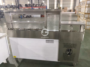 Comptoir de préparation de bubble tea avec éclairage bleu - Product Image 4