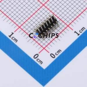 ZX-PZ1.0-2-7PWZ Pin Header SMD,P=1mm Connector ( Pin Structure: 2x7P )( Pitch: 1mm )( Row Spacing: 1mm ) - Product Image 2
