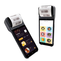 Impresora de Etiquetas Adhesivas Z92 de 58 mm, Portátil, 4G Wifi, Android, Lector de Tarjetas NFC, Sistema POS para Tiendas