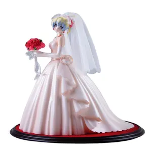 26cm high quality JP anime movie GurrenLagann character graceful nia wedding dress action figure