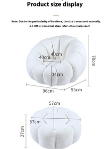 Modern Tasarım Süper Rahat Ayarlanabilir Armut Koltuk Oturma Odası Ev Mobilyası Dinlenme Koltuğu - Product Image 6