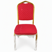 Chaises de banquet de mariage de luxe empilables modernes pour hôtel, restaurant, événements