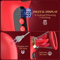 5 in 1 Silikon Klitoris saugen Vibrator Kitzler Sauger Rose Vibrator für Frauen Sexspielzeug
