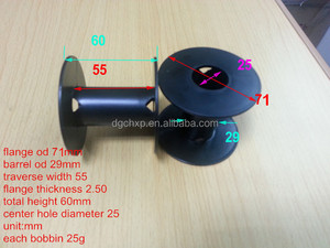 Groothandel 71Mm Lege Kleine <span class=keywords><strong>Plastic</strong></span> Spoel Voor Draadverzending - Product Image 6