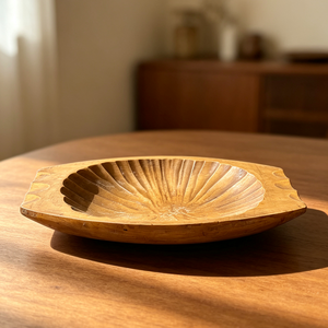 Portavelas de madera, bandeja de madera barata de contrachapado personalizada, con borde natural de <span class=keywords><strong>balsa</strong></span>, tallada redonda, con forma de media luna y tortuga, para aperitivos, para sofá de salón. - Product Image 3