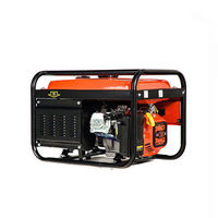 Générateur à essence BISON(CHINA) BS3500 3KW, fils 100% cuivre, design à châssis ouvert, 110V-380V 50/60Hz, démarrage électrique