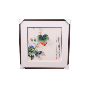 Série Récolte d'automne, broderie de Suzhou, tapisserie murale, peinture finie faite à la main pour la décoration du salon, de la chambre à coucher et de la salle à manger - Product Image 4