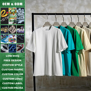 Camiseta Unisex Personalizable con Logotipo OEM, 425 g/m², 100% Algodón Tejido, Estilo Urbano Oversize Premium - Product Image 2