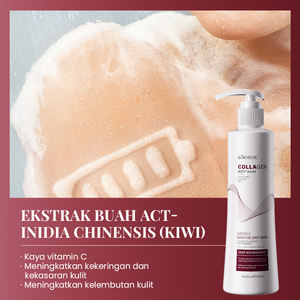 KORMESIC Certifié Bpom, Vente en Gros, 250ml, Gel Douche Nettoyant en Profondeur, Réparateur et Fortifiant, au Collagène, Nourrissant, pour le Corps et les Cheveux - Product Image 6