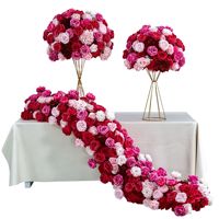 Arche de fleurs artificielles de haute qualité, faite à la main, pour mariage, décoration de fenêtre et de scène, pour la fête des mères - Vente en gros