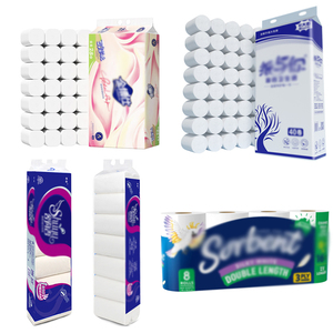 Máy đóng gói tự động hoàn toàn giấy vệ sinh cuộn, khăn ăn, miếng lót thấm hút dùng một lần, máy đóng gói miếng bọt biển chà rửa - Product Image 2