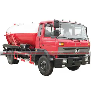 8T Dongfeng Cesspit Emptier 트럭 8000 리터 정화조 트럭 협곡 Emptier 차량 흡입 Cesspool 트럭