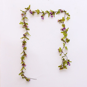 Guirlande de fleurs artificielles Spring Beauty 42 Rose Vine 2,3 m pour décoration de mariage et de maison - Product Image 4