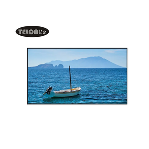 Écran de projection à cadre fixe de 64 à 120 pouces CBSP en cristal pour animaux de compagnie à portée ultra courte, écran de projecteur blanc doux Home <span class=keywords><strong>Cinema</strong></span> - Product Image 2