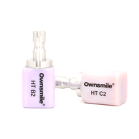 Blocs dentaires de disilicate de lithium C14 matériel de conception de sourire de E-MAX bloc en céramique en verre d'Ownsmile pour le laboratoire dentaire/clinique dentaire