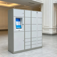 Casier intelligent à serrure électronique avec service 24h/24 et 7j/7, conception étanche et écologique, accès au stockage et à la numérisation