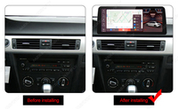 Lecteur DVD de voiture Android 13 12,3 pouces ID8 Snapdragon 680 pour BMW Série 3 E90 E91 E92 E93 2003-2013 8+256 Go Radio Commande vocale GPS