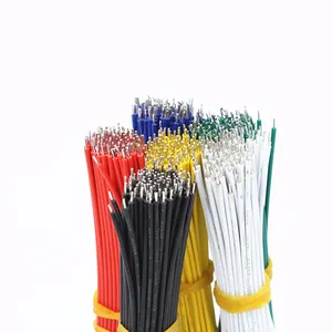 100pcs/set Tin-Plated Breadboard PCB Solder Cable 24AWG 10CM Fly Jumper Wire Cable Tin Conductor Wires 1007-24AWG Connector Wire