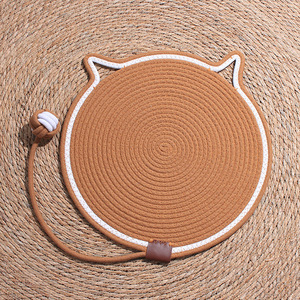 ที่นอน<span class=keywords><strong>แมว</strong></span>แบบใหม่ทันสมัย ทำจากเชือกฝ้ายทอ พร้อมที่ลับเล็บในตัว  แบบออลอินวัน  ซักได้  พร้อมที่นอนวิเศษสำหรับ<span class=keywords><strong>แมว</strong></span>นอน  ขนาด 42 ซม. - Product Image 6