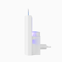 Elektrische Plug In Fruit Fly Trap 395nm Uv Licht Plakkerig Veilig Keukenhuis Vangt Muggen Muggen Vliegen Motten Insecten Geen Chemische Stof