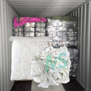 Chiffons en coton blanc blanchi, matériau en coton pur, chiffons de nettoyage, chiffons d'essuyage pour le nettoyage des surfaces des équipements pharmaceutiques - Product Image 1