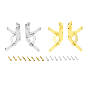 Charnières pliantes à 90 degrés pour présentoir à bijoux, support de couvercle en forme de L, accessoires de quincaillerie pour boîte en bois - Product Image 4