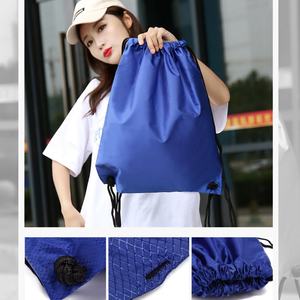 Factory Design Wholesale Custom <b>Waterproof</b> 600D Polyester Sports Hiking Storage <b>Bag</b> <b>Drawstring</b> Backpack Rope Handle Personalized - Product Image 3