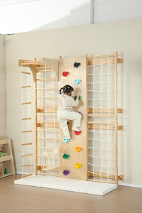 Có sẵn, bán buôn từ nhà máy, khu vui chơi trong nhà 9 trong 1, nhiều kiểu dáng, khung leo núi vui nhộn, tường leo núi cho trẻ em - Product Image 3