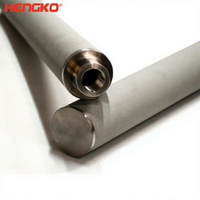Diffuseur d'air en acier inoxydable fritté HENGKO, tubes d'aération à micro-bulles, filtre en pierre