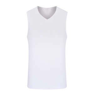 Оптовая продажа, дышащий Быстросохнущий Регулируемый сетчатый баскетбольный жилет с V-образным вырезом на заказ - Product Image 2