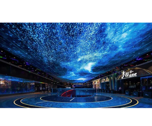 Rgx ODM trần trang trí trong nhà ngoài trời sử dụng p2.5mm p4mm đầy đủ màu sắc plafond overhead Top Trần dẫn Màn hình hiển thị với TUV - Product Image 1