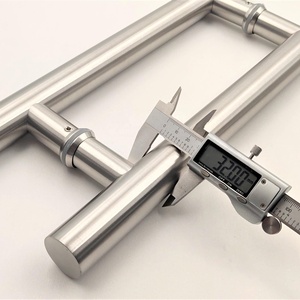 Acier inoxydable 201 personnalisé rond extérieur poignée <span class=keywords><strong>de</strong></span> porte en bois poignée <span class=keywords><strong>de</strong></span> porte avant en métal <span class=keywords><strong>salle</strong></span> <span class=keywords><strong>de</strong></span> <span class=keywords><strong>bain</strong></span> douche Push Pull poignée <span class=keywords><strong>de</strong></span> porte en verre - Product Image 3