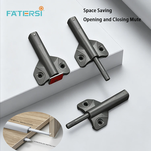 <strong>Mini</strong> Push Clip Latch Cabinet Door Push to Open Spring Latch for Kitchen <strong>Wardrobe</strong> and Furniture Drawers - Product Image 1