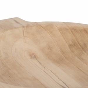 Bol décoratif rond en bois avec poignées pour centre de table, décoration intérieure - Product Image 4