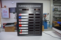 Panneau d'affichage numérique extérieur le plus vendu, programmable, avec affichage du taux de change, écran LED, indice de protection IP54, contrôle à distance par application, garantie 1 an