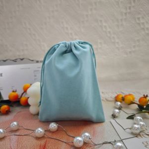 Sac à Bijoux en Velours de Haute Qualité, Couleurs Assorties, avec Cordon de Serrage, Logo Personnalisé, Réutilisable, Écologique, pour Colliers et Bagues - Grande Vente - Product Image 3