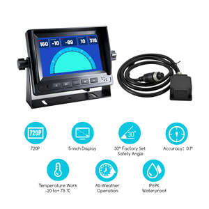 İnklinometre eğim açısı kamyon kamera sistemi kör nokta algılama kamera İnklinometre açı sistemi kamyon geri sistemi için - Product Image 3