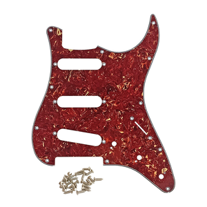 Protection de <span class=keywords><strong>guitare</strong></span> électrique rétro à trois plaques ST, avec gaine de protection et <span class=keywords><strong>grattoir</strong></span> - Product Image 1